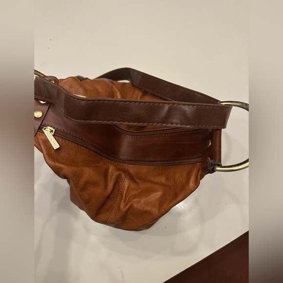 Valentino Di Paolo Italy Leather Convertible Backpack Hobo Shoulder Bag Purse - Picture 4 of 9